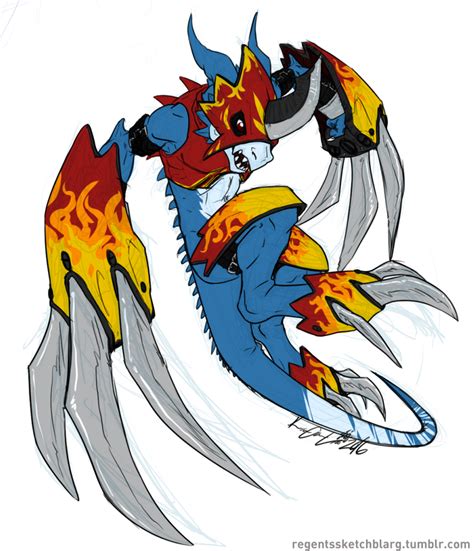 Flamedramon by RegentShaw on DeviantArt