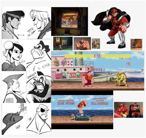 Download Wreck It Ralph Cameos - Wreck It Ralph Street Fighter Cameos | Transparent PNG Download ...