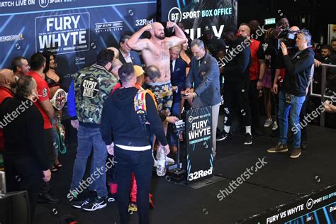 Tyson Fury On Scales During Weighin Editorial Stock Photo - Stock Image ...