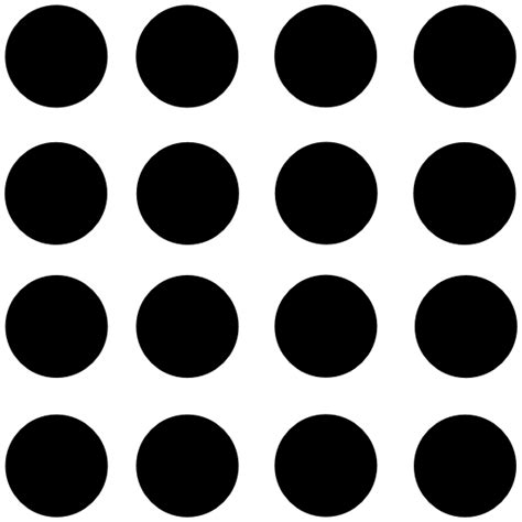 Polka Dot Circle Shapes Sticker