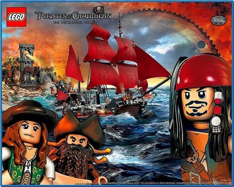 Lego pirates of the caribbean screensaver - Download free