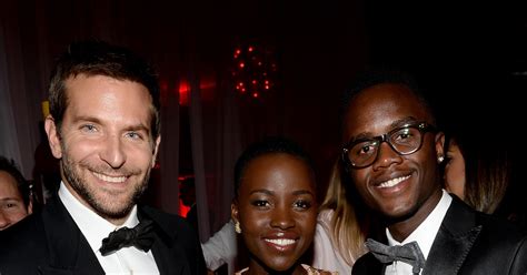 Bradley Cooper posed for photos with Lupita and her little brother ...