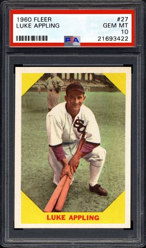 Auction Prices Realized Baseball Cards 1960 Fleer Luke Appling