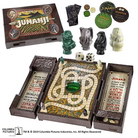 NOBLE COLLECTIONS JUMANJI BOARD GAME COLLECTOR 1/1 REPLICA 40CM