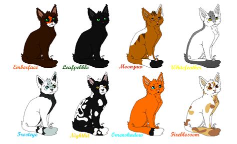 My Warrior Cat OCs by Bennguin on DeviantArt