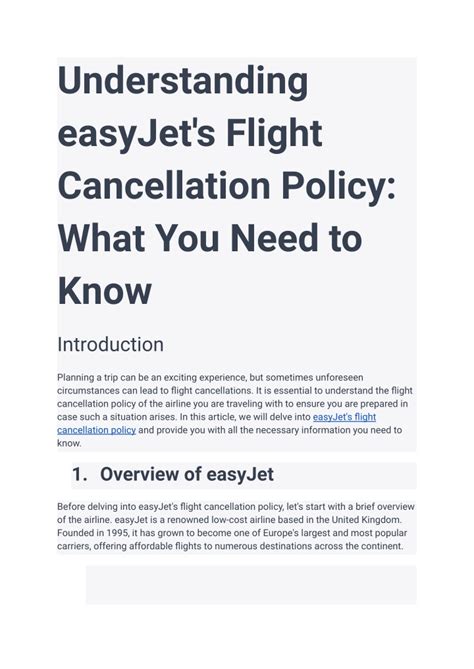 PPT - Understanding easyJet's Flight Cancellation Policy_ What You Need to Know (1) PowerPoint ...