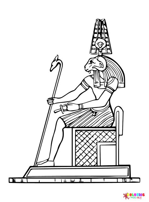 Ancient Egypt Coloring Pages: Unveil the Mysteries of an Iconic Civilization