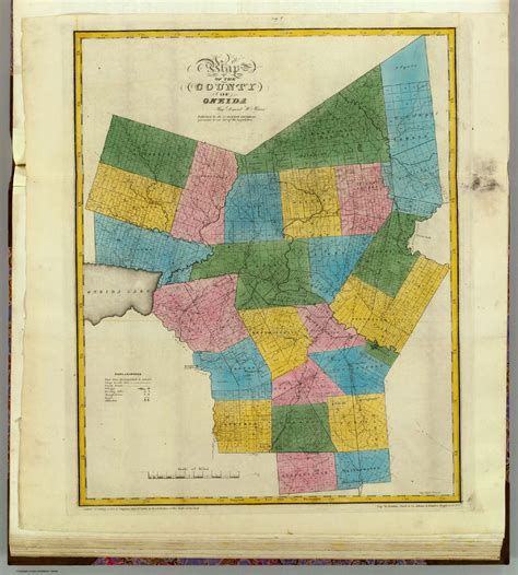 Map of the County of Oneida. By David H. Burr. Published by the ...