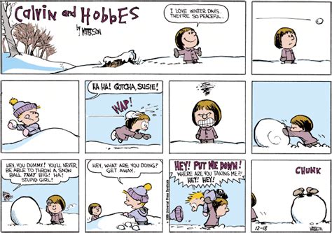 calvin+and+susie+fighting.gif (image) | Calvin and hobbes comics ...