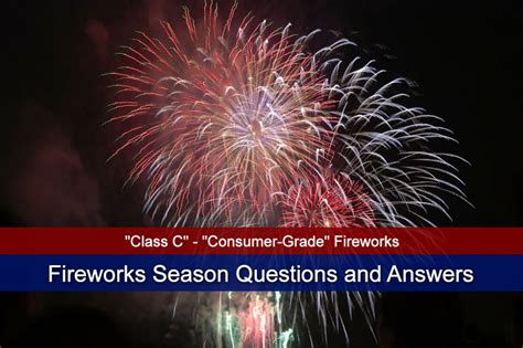 Fireworks Season Questions and Answers - Franklin County Free Press