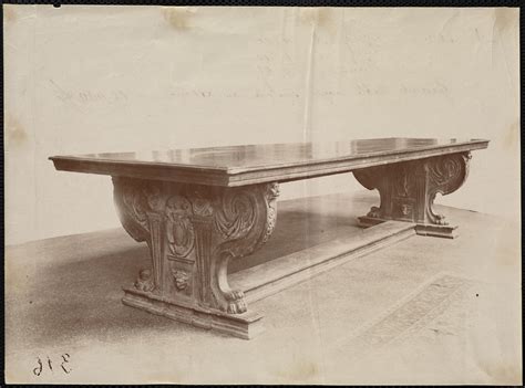 Boston Public Library, furniture. Walnut table, 16th centu… | Flickr