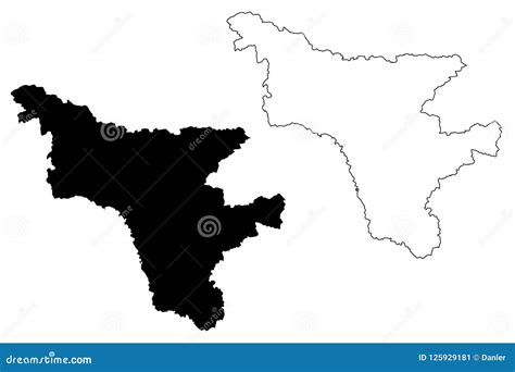 Amur Oblast map vector stock vector. Illustration of drawing - 125929181