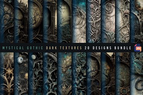 Mystical Gothic Dark Textures Graphic by jijopero · Creative Fabrica