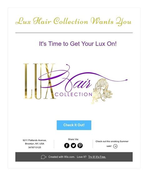 Lux Hair Collection Wants You | Hair collection, Lux hair, Hair