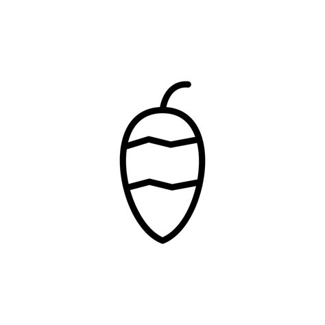 acorn vector icon illustration 23199177 Vector Art at Vecteezy