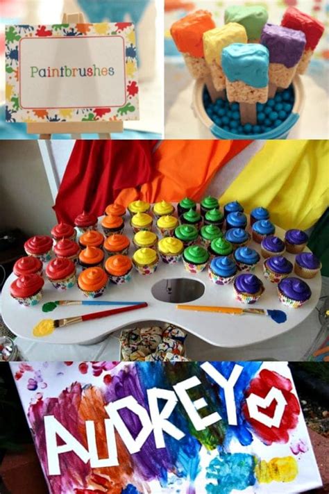 21 Paint Party Ideas - Spaceships and Laser Beams