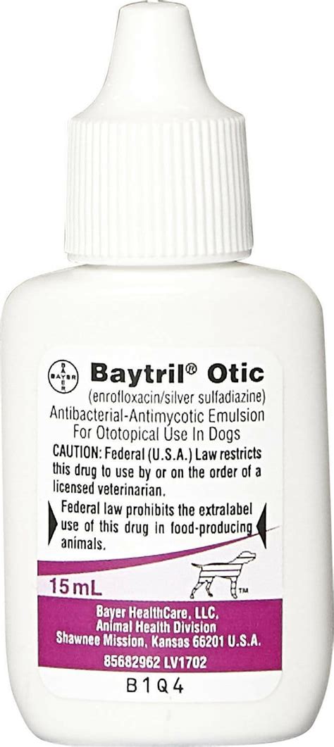 Clear Ears Ahead: Baytril Otic 15ml for Dog Health