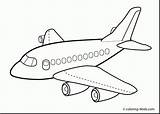 Preschool Airplane Coloring Pages sketch template