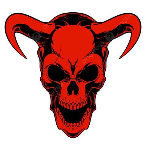 Monster Skull Hd Transparent, Red Monster Skull Head, Skull, Skull Art, Skull Png PNG Image For ...