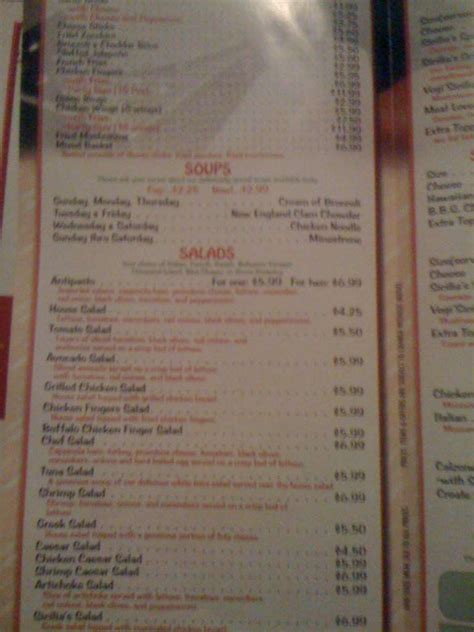 Sicilia's Pizzeria Menu, Menu for Sicilia's Pizzeria, Federal Hill, Providence - Urbanspoon/Zomato