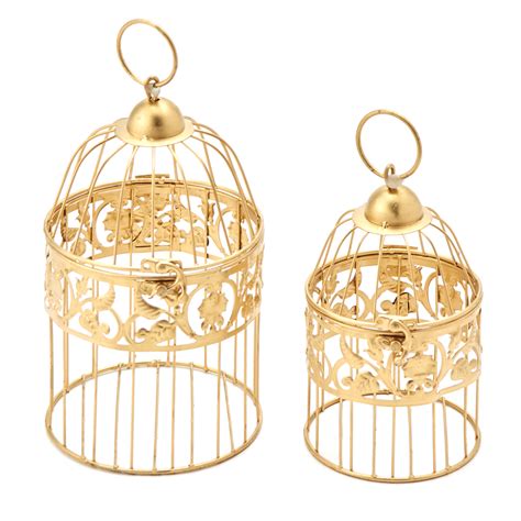 Metal Bird Cage - Gold