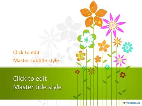 Free Floral PPT Template