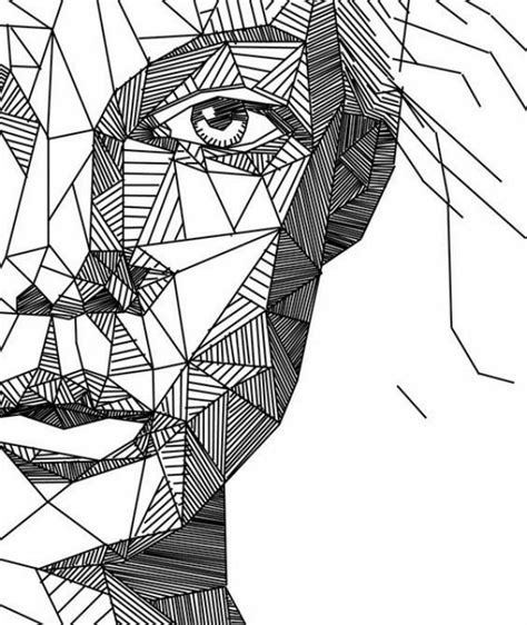 80 Best Examples Of Line Drawing Art - Bored Art | Geometric drawing ...