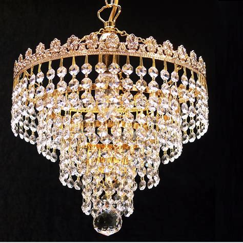 Fantastic Lighting 4 Tier Chandelier 166/10/1 With Crystal Trimmings ...