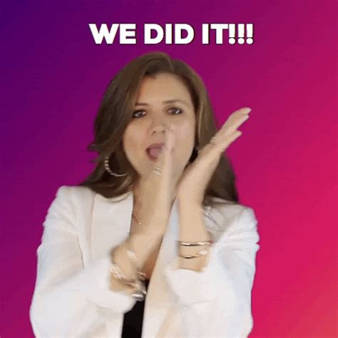 Happy We Did It GIF by Amanda Cee Media - Find & Share on GIPHY