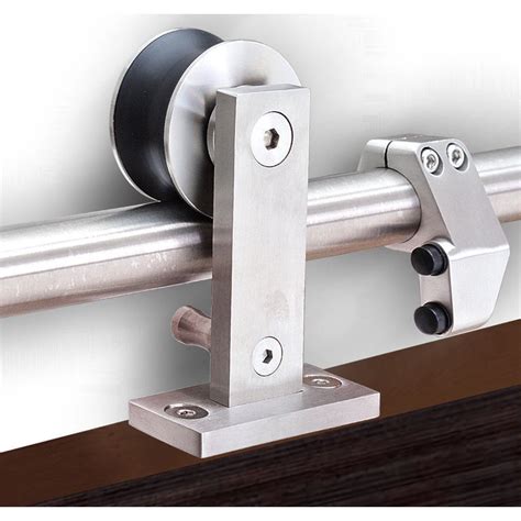 Top Mount Stainless Steel Sliding Barn Door Hardware Sliding Door Set -in Slides from Home ...