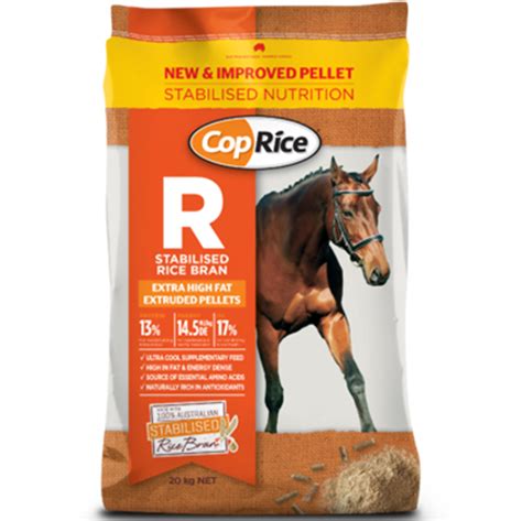 CopRice Rice Bran Pellets High Protein Energy Horse Feed 20kg