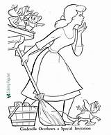 Cinderella Coloring Pages sketch template