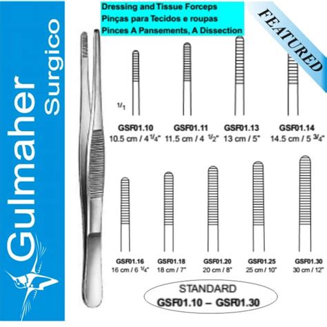 Dressing Forceps - Thumb Forceps | Gulmaher Surgico