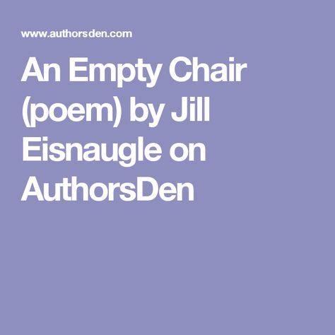 14 Best Empty chair poem images | Reunion decorations, Empty chair poem ...