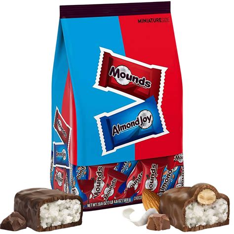 Buy Hershey’s Almond Joy and Mounds Chocolate Candy Assortment - Individually Wrapped Miniature ...