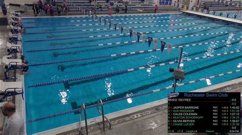 2/26/2021 Mini Meet Rochester Swim Club - Rec Center - YouTube