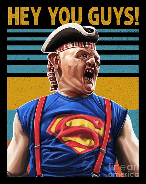 The Goonies Sloth Hey You Guys Digital Art by Nabil El masni - Fine Art ...