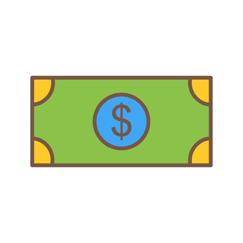 Dollar Bill Vector Icon 24428210 Vector Art at Vecteezy