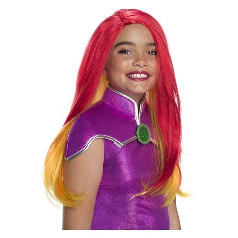 Halloween Girls' DC Super Hero Girls Starfire Costume Wig, Girl's in 2019 | Girl superhero ...