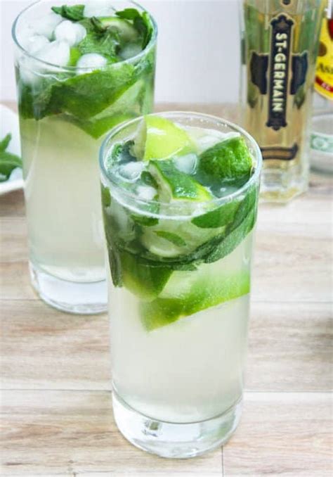 Mojito Elderflower Cocktail - Slow The Cook Down