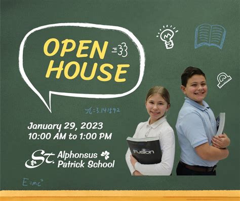 Jan 29 | Open House - St. Alphonsus/St. Patrick School | Lemont, IL Patch