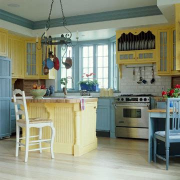 Blue And Yellow Kitchen Pictures, Photos, and Images for Facebook ...