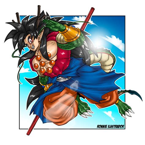 Son Goku Super Saiyan 4 Dragon God Variant by Ronniesolano on DeviantArt