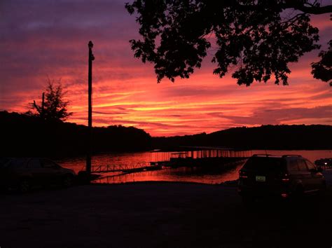 Spectacular Lake Hartwell sunset over Clemson Marina. August 3, 2013 ...