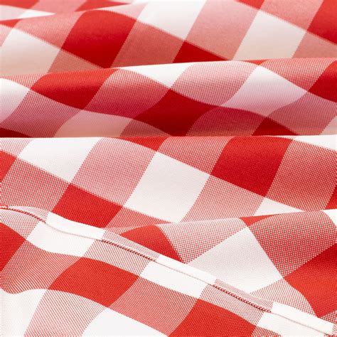 Lann's Linens - 60" x 126" Premium Checkered Tablecloth - Rectangular Polyester Fabric Picnic ...