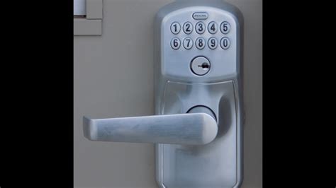 Schlage Keyless Entry Lock Instructions