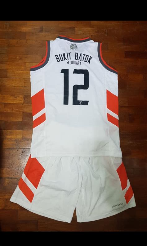 Team Bukit Batok Secondary School Basketball Jersey Set, Sports, Sports Apparel on Carousell