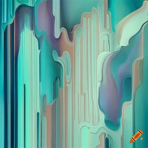 Detailed abstract art in pastel colors