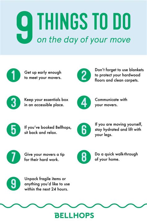 THE Moving Checklist: What to Check Off When You're Moving | Moving day ...