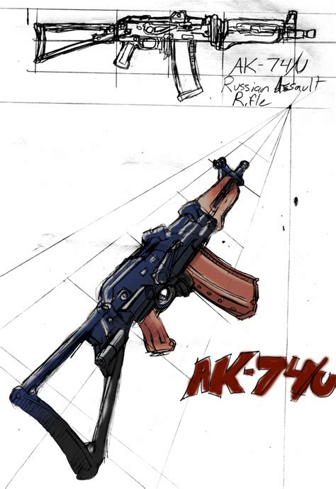 AK-74U - Russian Assault Rifle by Travis-English on DeviantArt